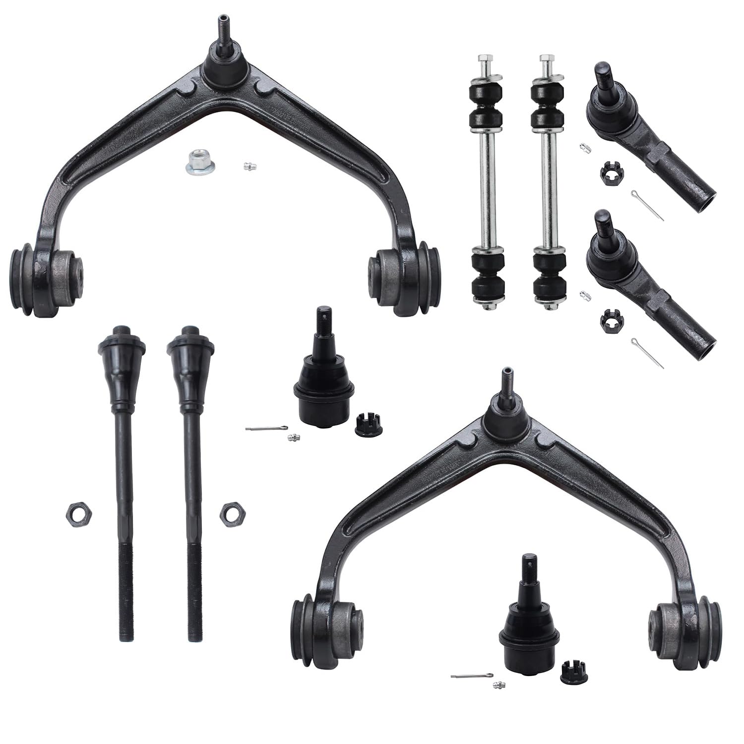 Detroit Axle - Front 10pc Suspension Kit for 11-19 Chevy Silverado 2500 HD