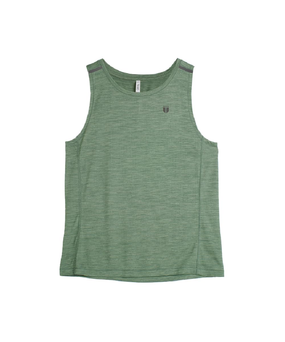 tego Men’s Pacer Tank | Lightweight Ultra-Breathable Running Tank | Moisture-Wicking | Athletic Fit | Chafe-Free Seams | Reflective Details | 100% Polyester Gym Tank Top-picture-5