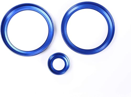 Miniatura 7 de CHEYA Para Range Rover VELAR 2017-2019 aleación de aluminio coche central aire acondicionado volumen pomos anillo cubierta ajuste para Range Rover