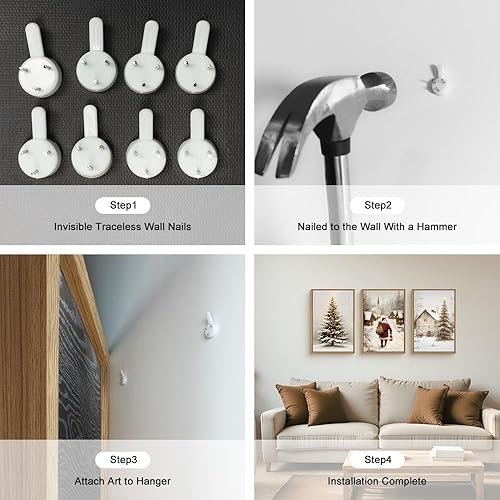 Miniatura 6 de KAIRNE Juego de arte de pared enmarcado89