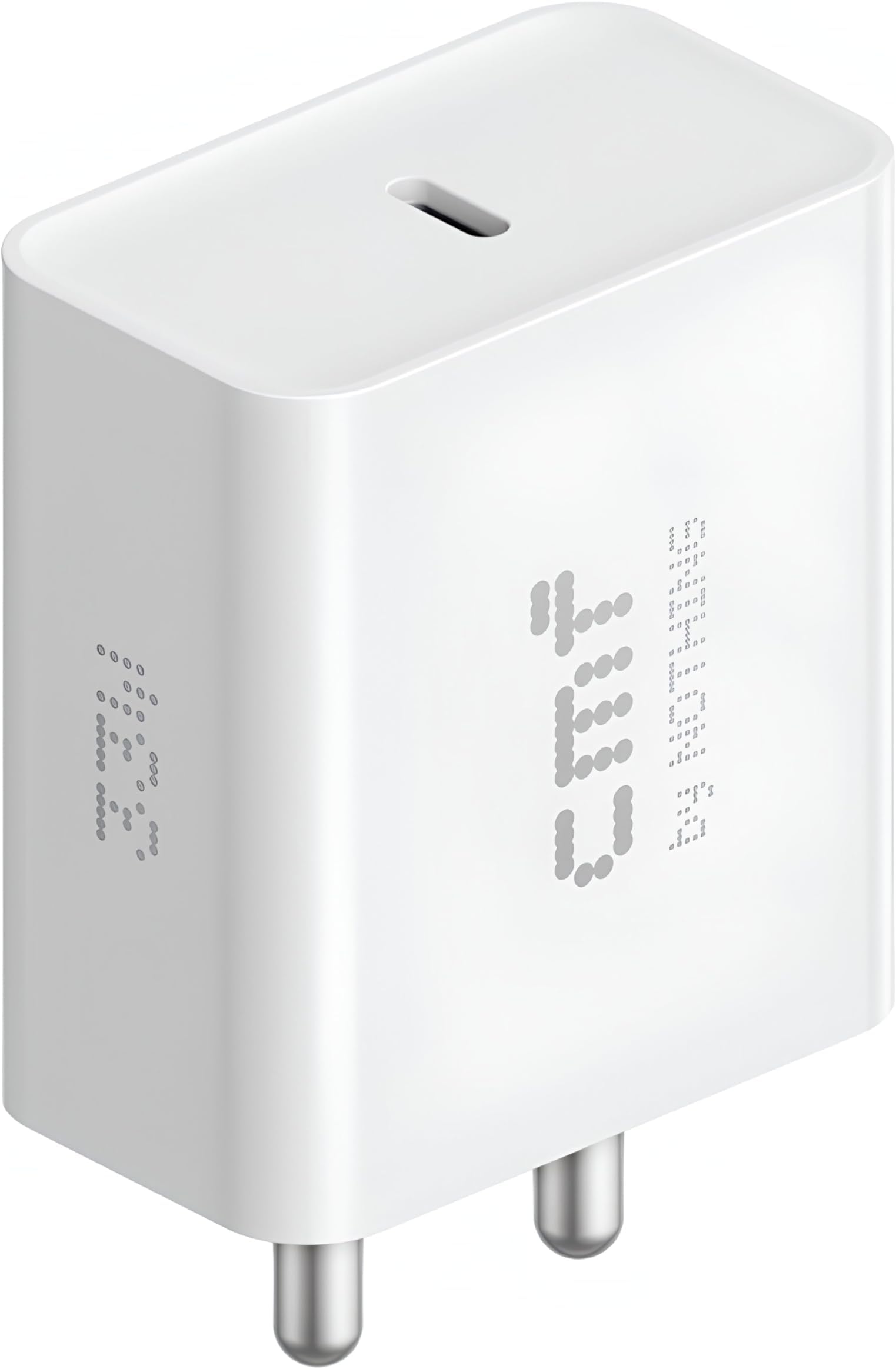 33W Type C Adapter Rapidly Charging Charger for CMF Phone 1/Nothing 2a/2a Plus/2/Samsung M05/M35/M15/F15/A15/Buds and Other USB C Devices, Quick Charging, White