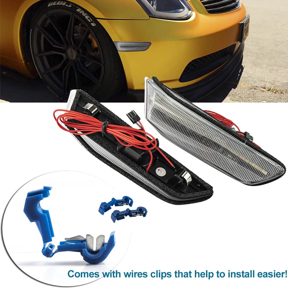 Amazon.com: NJSBYL LED Side Marker Lamps for 2003-2007 Infiniti