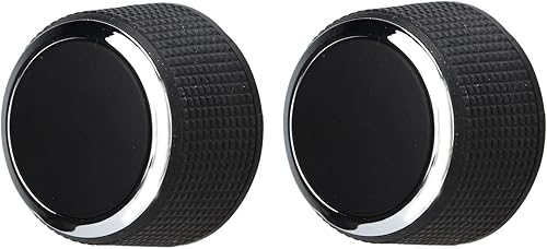 Pomo delantero de volumen de radio, 2 piezas de perilla de control de volumen de radio trasera 22912547 de repuesto para 2007 2008 2009 2010 2011