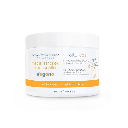 Miniatura 1 de AMAZÓNICA BELEZA AMABELLE Mascarilla para el cabello Jolly Kids  Vegana  Hidrata y nutre  Para todo tipo de cabello, rizado, lacio, promueve un