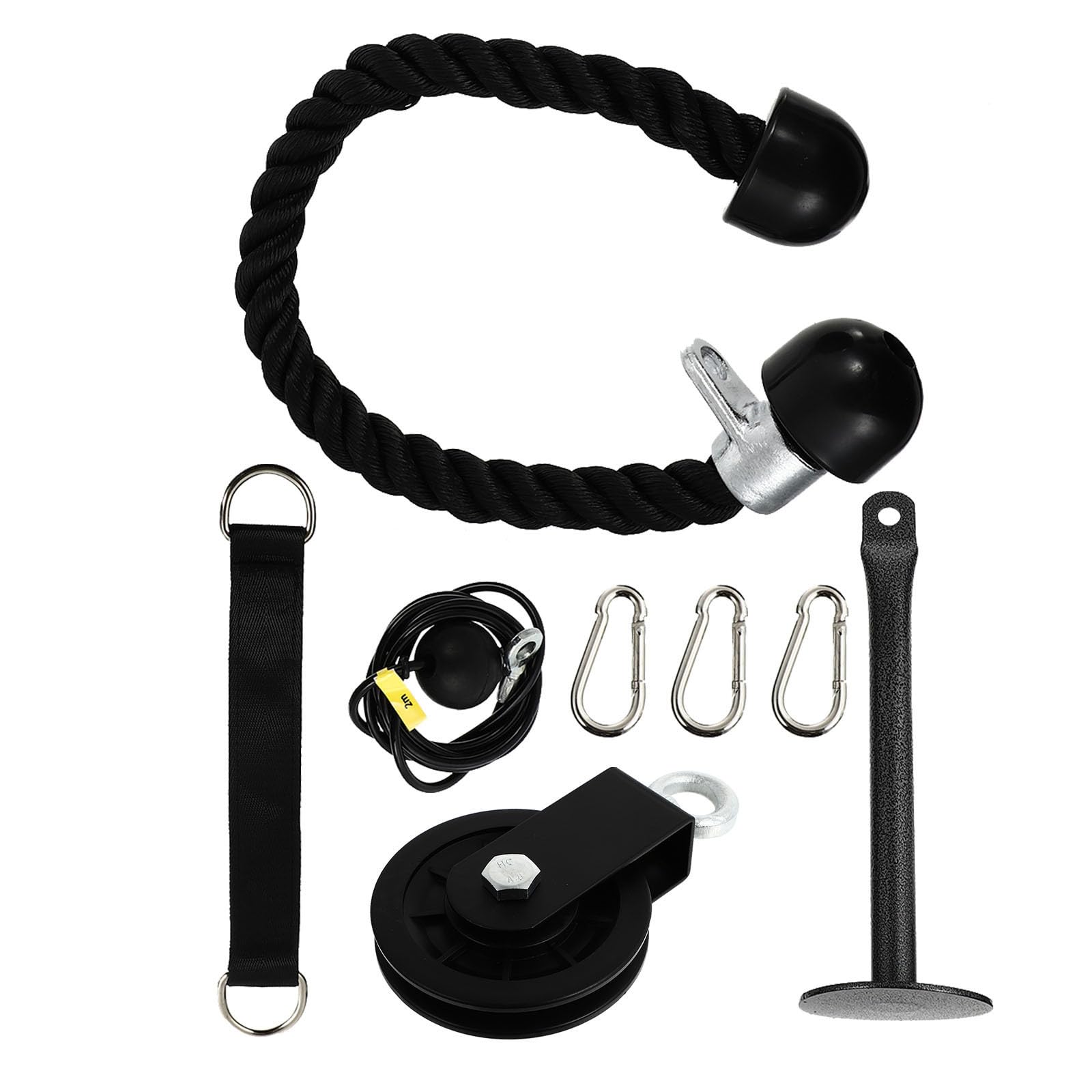 Alipis Cable de Fitness para Sistemas de Poleas, Entrenamiento de Tríceps