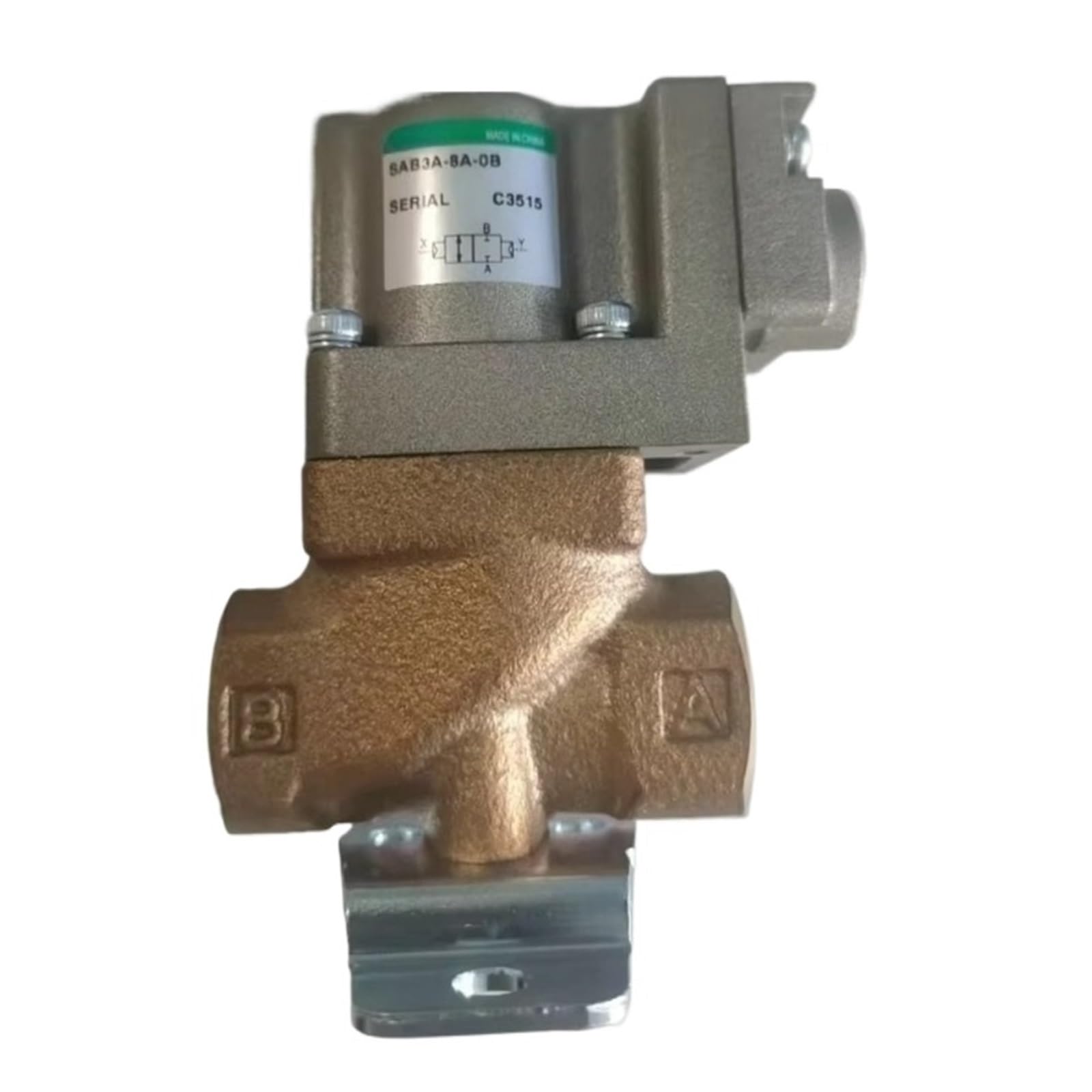 Vanne de commande pneumatique SAB3A-50A-0 robuste en alliage haute performance