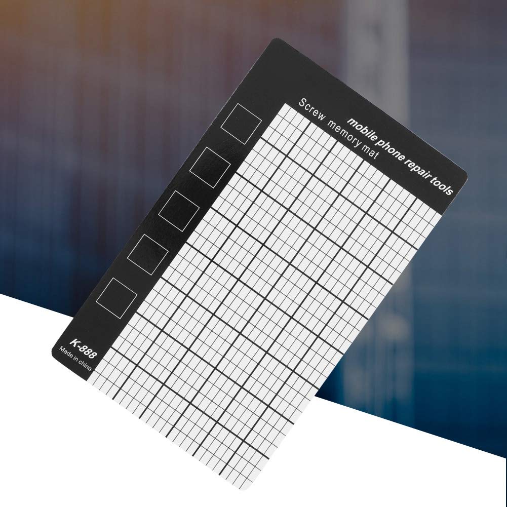 Portable Magnetic Screw Pad - Universal Magnetic Mat, Prevent Screw Loss, Grid Design, Note Box, Compact and Beautiful, Easy to Carry