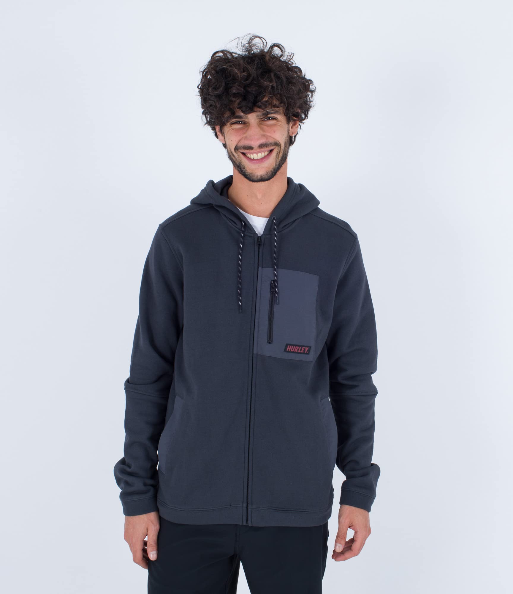 HurleyMen's Fast Tech Full Po Fleece Sweatshirt