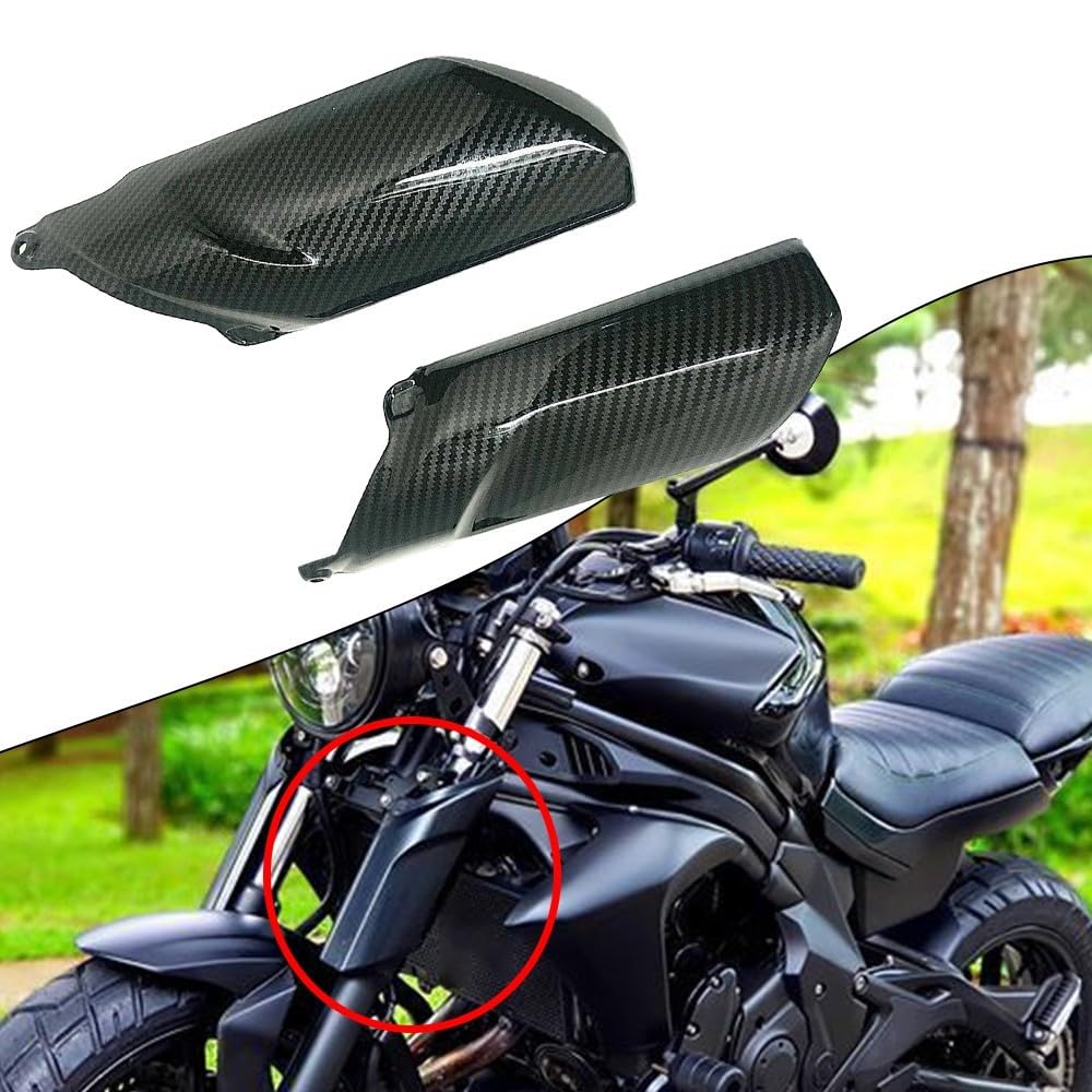 per parafango per moto Carbonio per ER-6N 12-16 Installazione Diretta(Carbon Fiber Black)