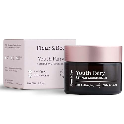 Fleur Bee - Crema hidratante de retinol limpia 100 vegana crema antienvejecimiento crema de retinol para la cara mejor para la noche y el día para