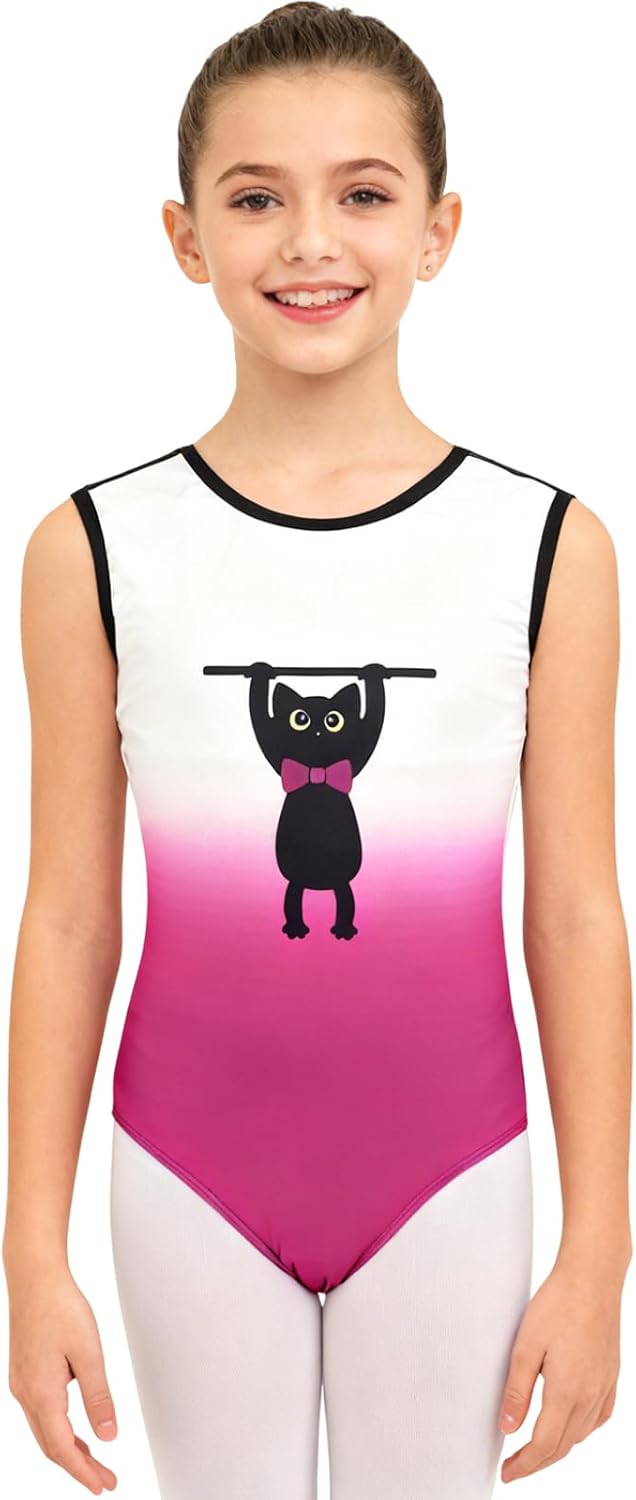 Gymnastics Leotards for Girls Soft Pink Design Custom Fit for Training and Performance