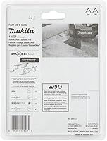 Vista 4 de Makita E-08632 StarlockMax® Multiherramienta Oscilante 4-1/2" Carburo de Tungsteno 20 Grit Delta Triangle Lijado Pad