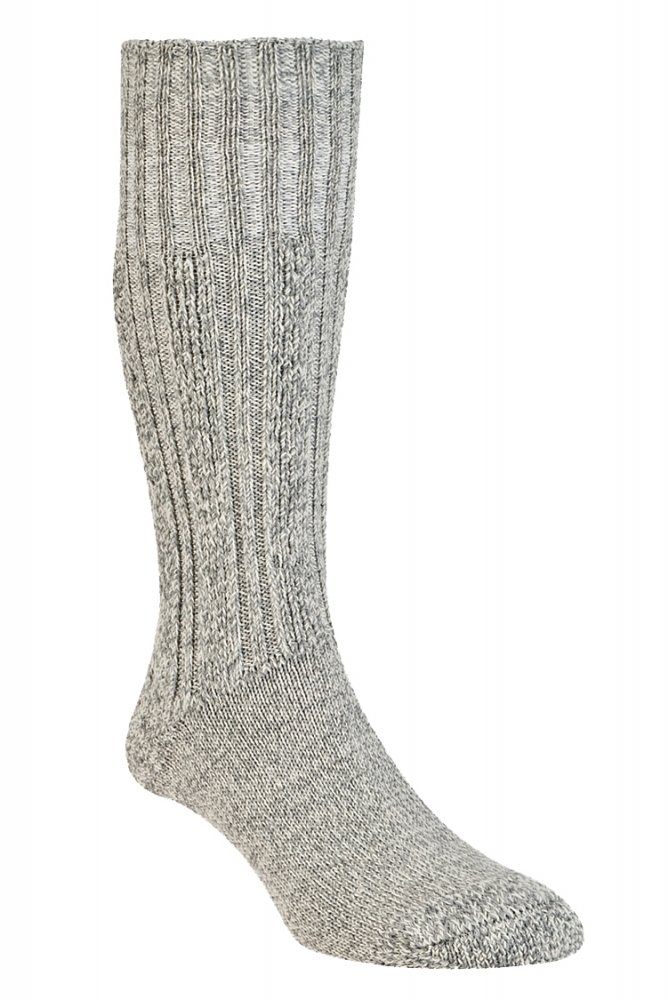 Hj Hall Men's Grey Marl 1 Pair Hj Merino Wool Boot Socks Hj213 6-11