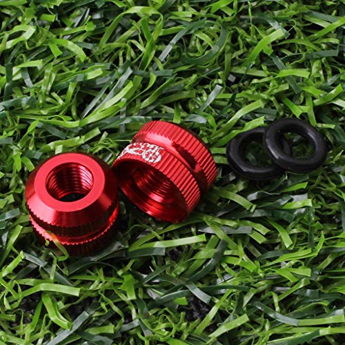 Tapa de válvula para neumático de bicicleta roja miniatura 7