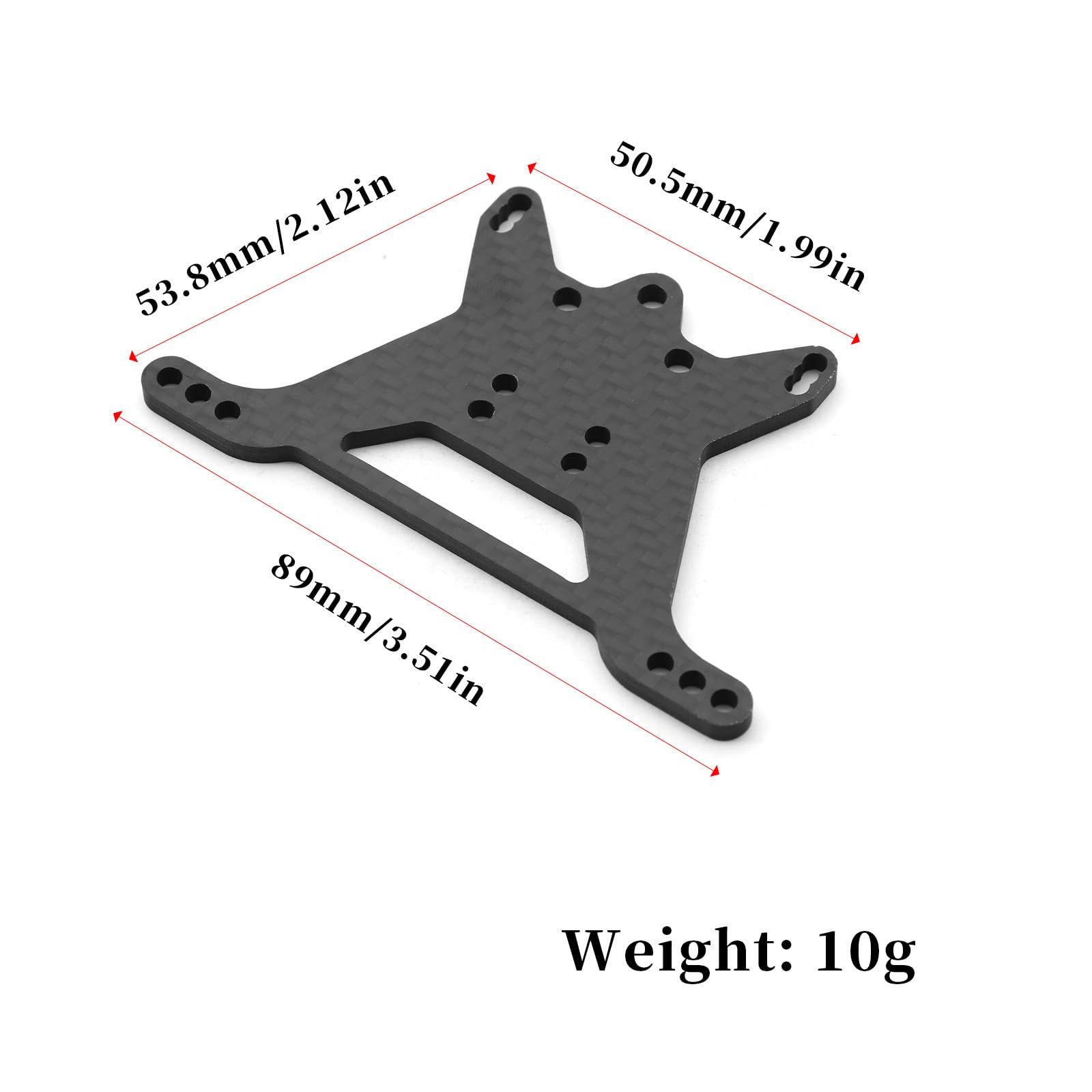 Aluminum Oil Shock Damper For 1/10 Buggy Tamiya DT-02 DF-02 DT-03 TT-02B Chassis - Foto 7