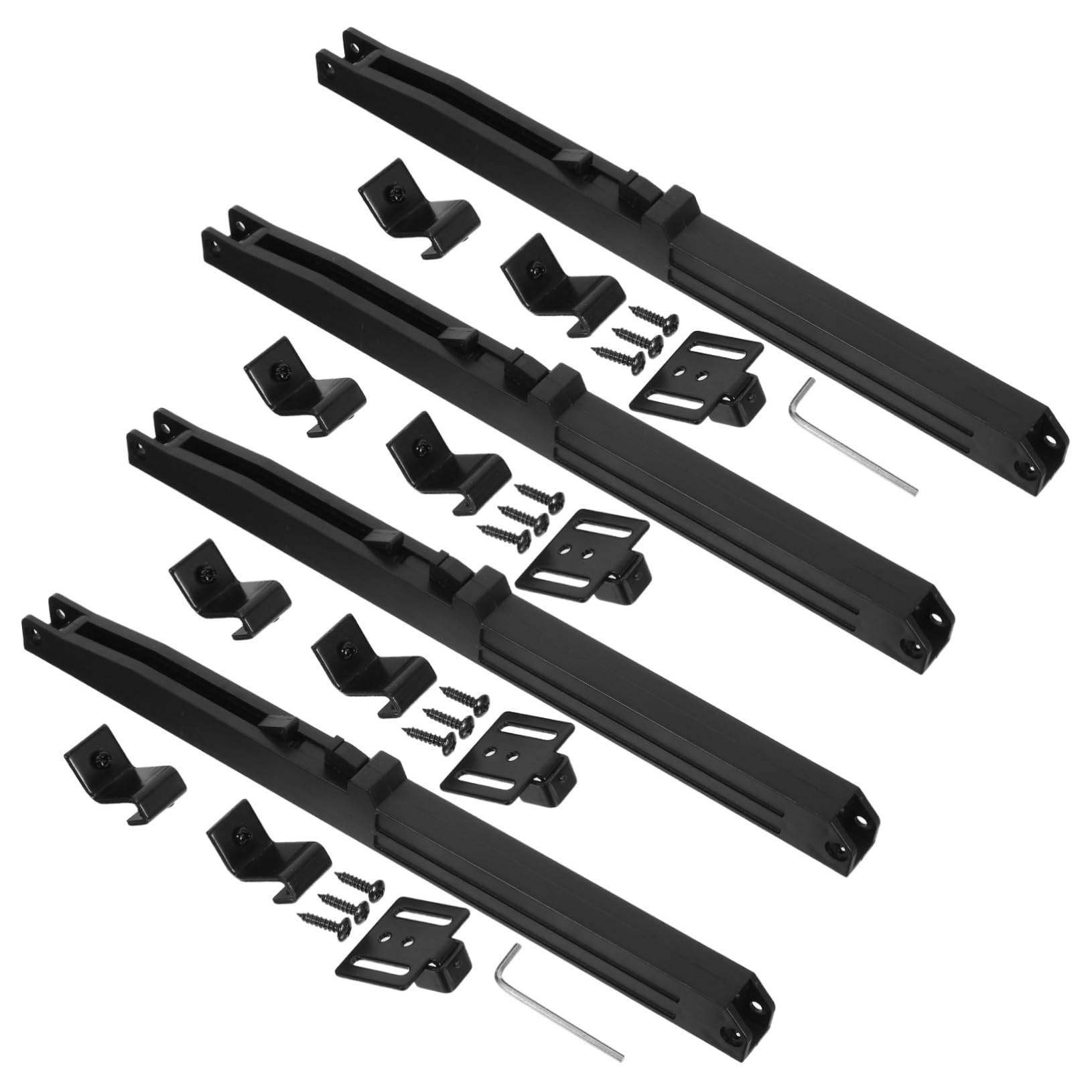 Amortisseur de porte de grange LIFKOME | Kit de 4 tampons de vibration pour coulissement