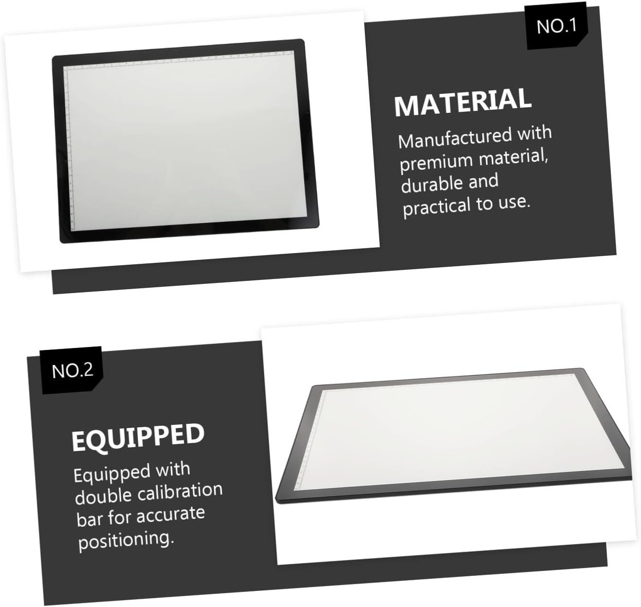 HEMOTON A4 LED Tracing Light Pad Drawing Board for Artists with Magnetic Clip, Rechargeable USB Battery Powered Animation Copying Board for Sketching and Calligraphy Practice