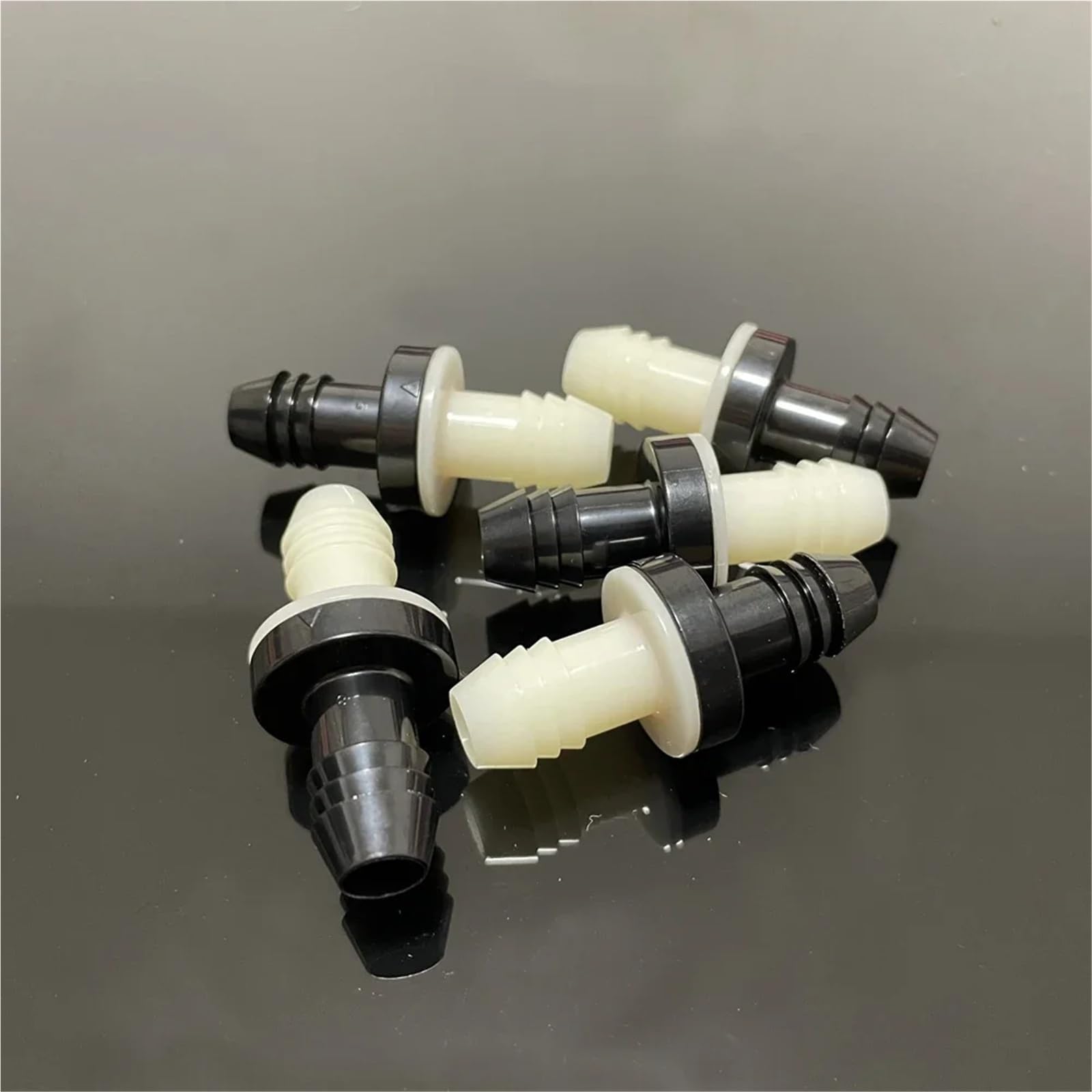 Válvula de retención de 4/6/8/9,5 mm, antirretorno unidireccional para aire, agua, ozono, bomba de acuario, oxigenerador para evitar el reflujo (0.12 pulgadas)
