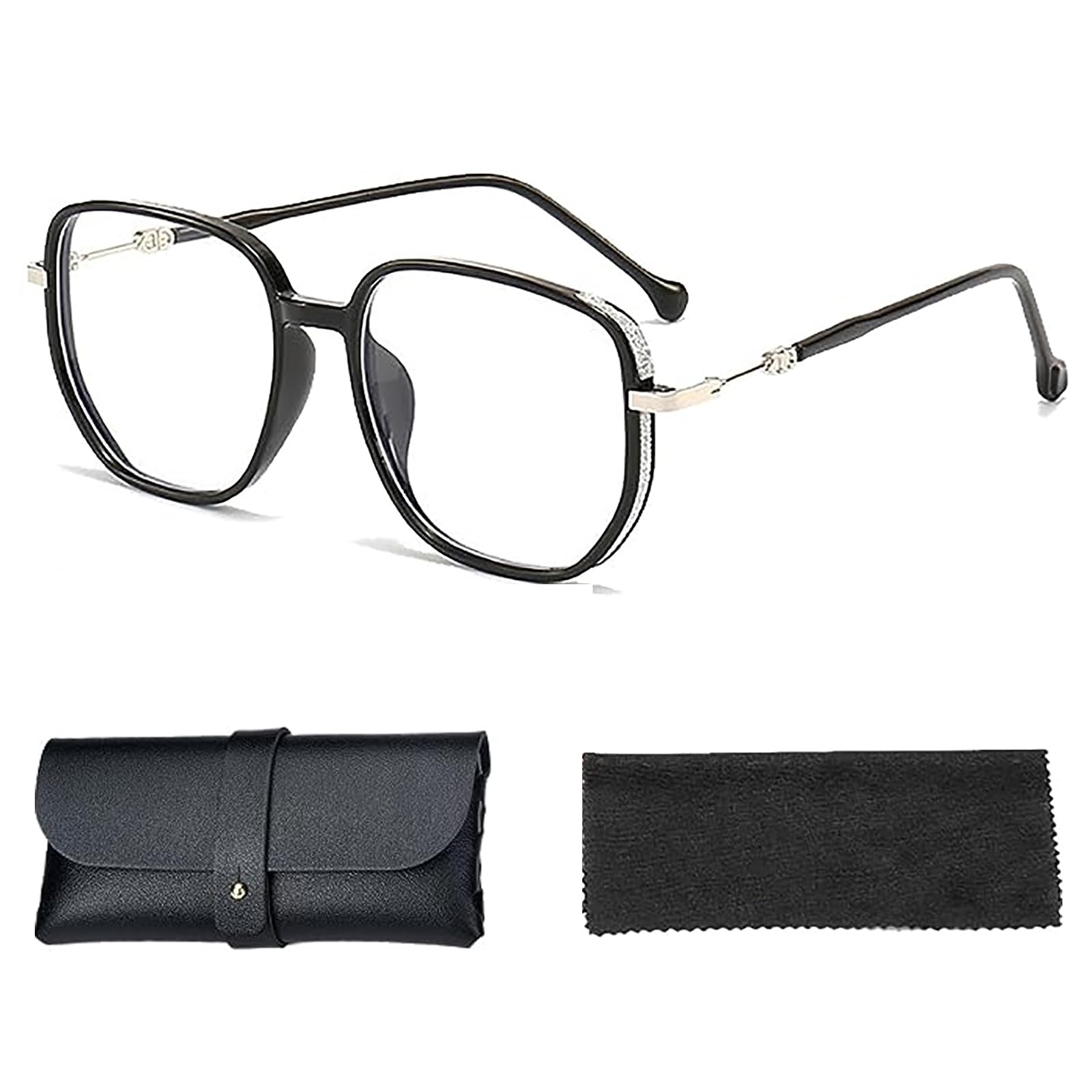 GBTJYRYC Glassify Reading Glasses for Women, Glassefy Women's Portable Fashion Anti-Blue Light Multifocal Reading Glasses