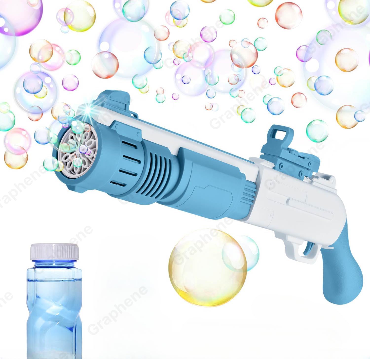 See full amazon price history chart for GRAPHENE Portable 10 Hole Electric Bubble Gun Machine for Kids Toddlers | 5000+ Bubbles Per Minute | Leak-Proof, Indoor and Outdoor Play,A Summer Toy with Musical Sound and Led Light GRAPHENE Portable 10 Hole Electric Bubble Gun Machine for Kids Toddlers | 5000+ Bubbles Per Minute | Leak-Proof, Indoor and Outdoor Play,A Summer Toy with Musical Sound and Led Light (B0CSP3FLHN) Amazon Price History, Amazon Price Tracker