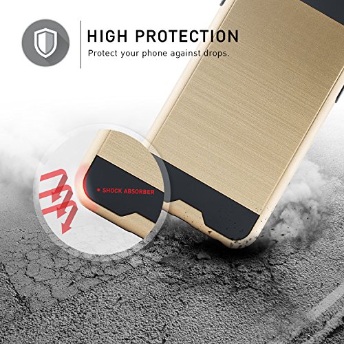 BEZ® Cover Samsung Galaxy S6 Edge, 2 in 1 Custodia...