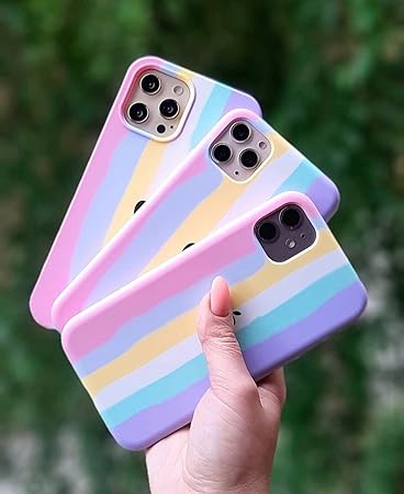 Pastel rainbow iphone 12 Clearance
