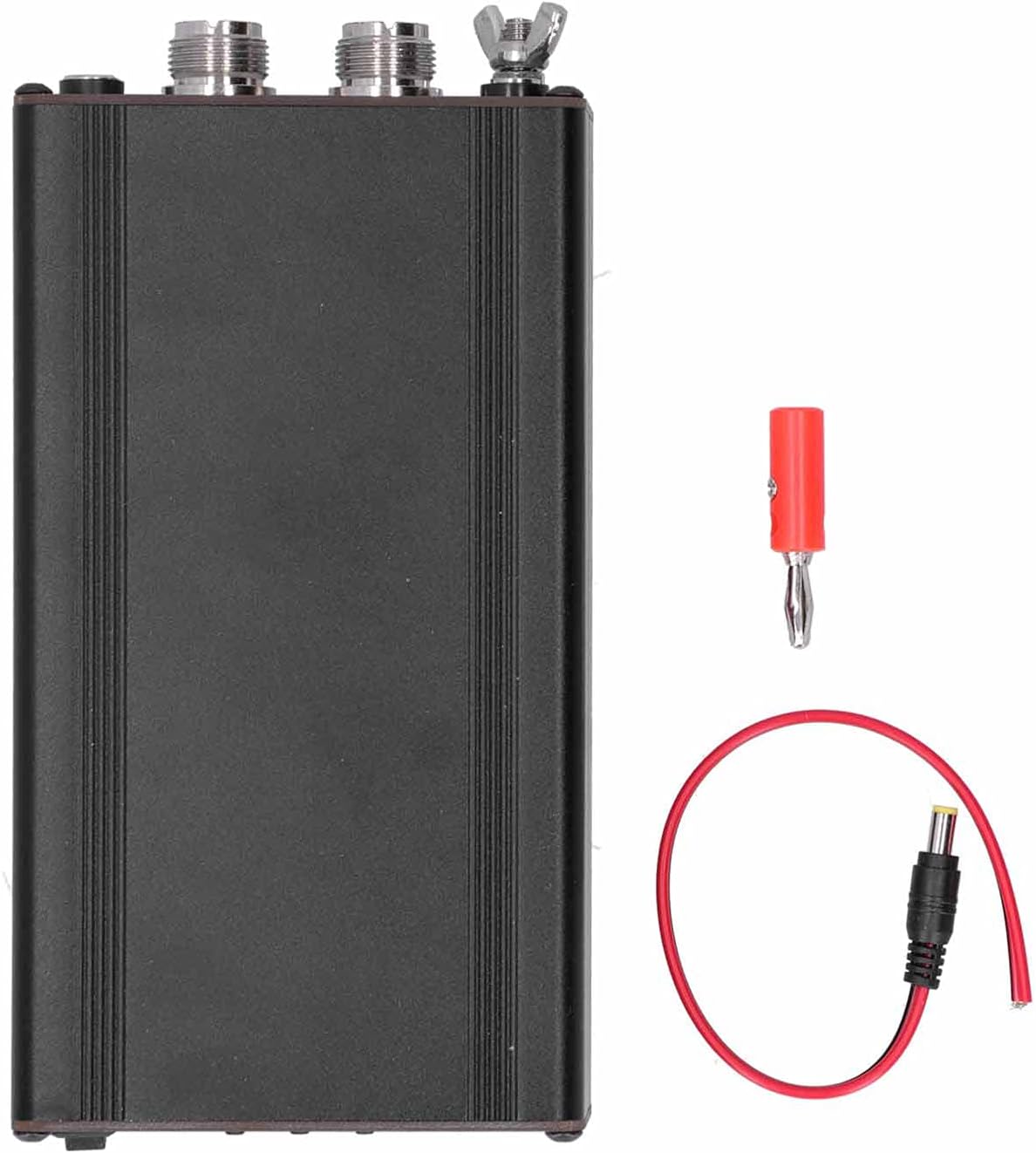 120W Universal Shortwave Antenna Tuner High Power Mini Portable Radio Tuner with 8pcs T68 2 Ring Inductors for Ham Radio Operators 1.9 54MHz Frequency Range