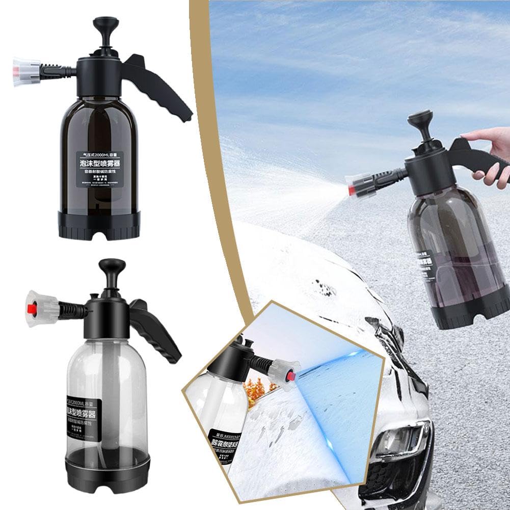 Amazon.co.jp: ハンドポンプ噴霧器 泡タイプ 2L ポンプ式フォームガン