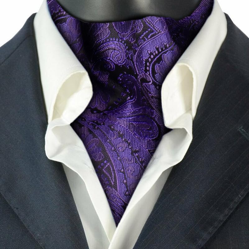 Image of The Tie Hub Microfibre Cravat for Men - Formal & Wedding Occasion Wear