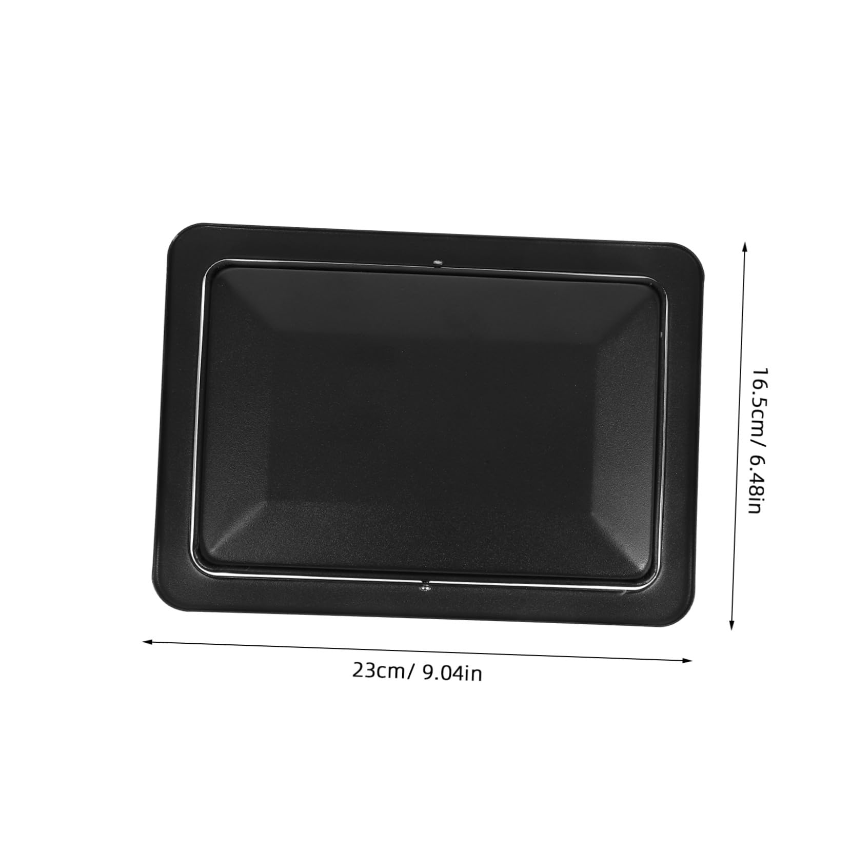 Clapet poubelle en acier inoxydable - Couvercle basculant intégré - Couvercle rabattable - Pour cuisine, plan de travail et lavabo - Robuste et facile à nettoyer - Élimination efficace des