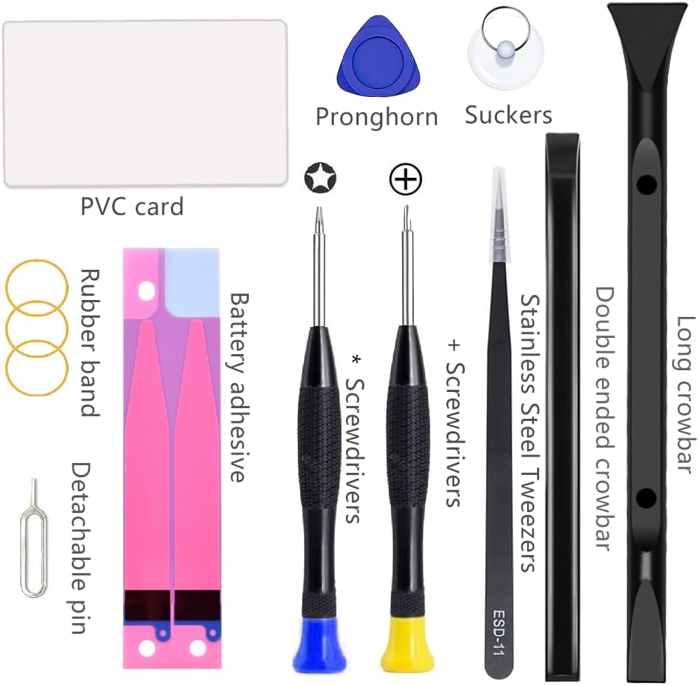 Pixel 7 Battery Replacement Kit,2025 New Upgraded Battery Replacement for Google Pixel 7 Model GVU6C, GQML3, GO3Z5 with Professional Repair Tool Kits
