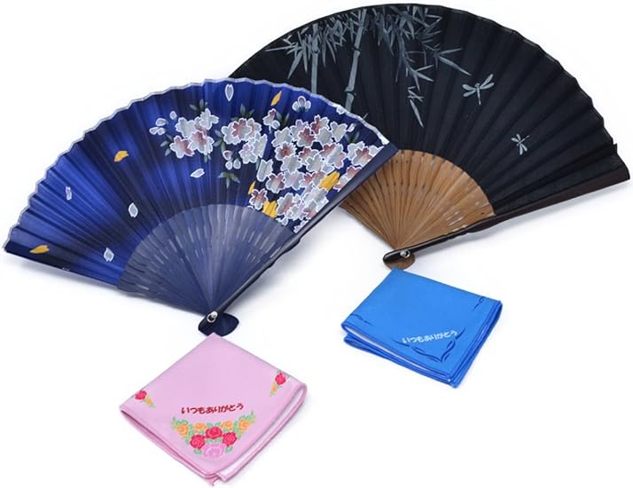 Amazon 母の日 父の日 ペア プレゼント ギフト セット 扇子 と ハンカチ 落ち着いたお揃いの父母ペアセット 和装小物 通販 Amazon 母の日 父の日 ペア プレゼント ギフト セット 扇子 と ハンカチ 落ち着いたお揃いの父母ペアセット 和装小物 通販
