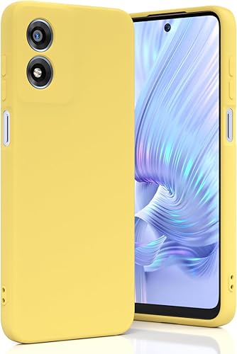 Miniatura 8 de Funda para Moto G Play 2024 4G, silicona líquida, delgada, suave, TPU, protección de cuerpo completo, a prueba de golpes, para G Play 2024 4G (gris)