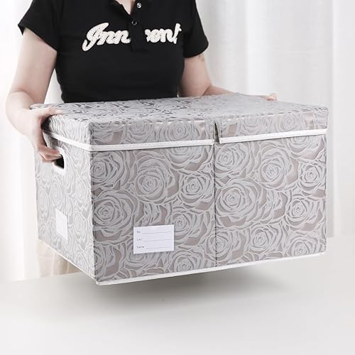 Vista 119 de Prandom - Cubo de basura plegable con tapa Gris