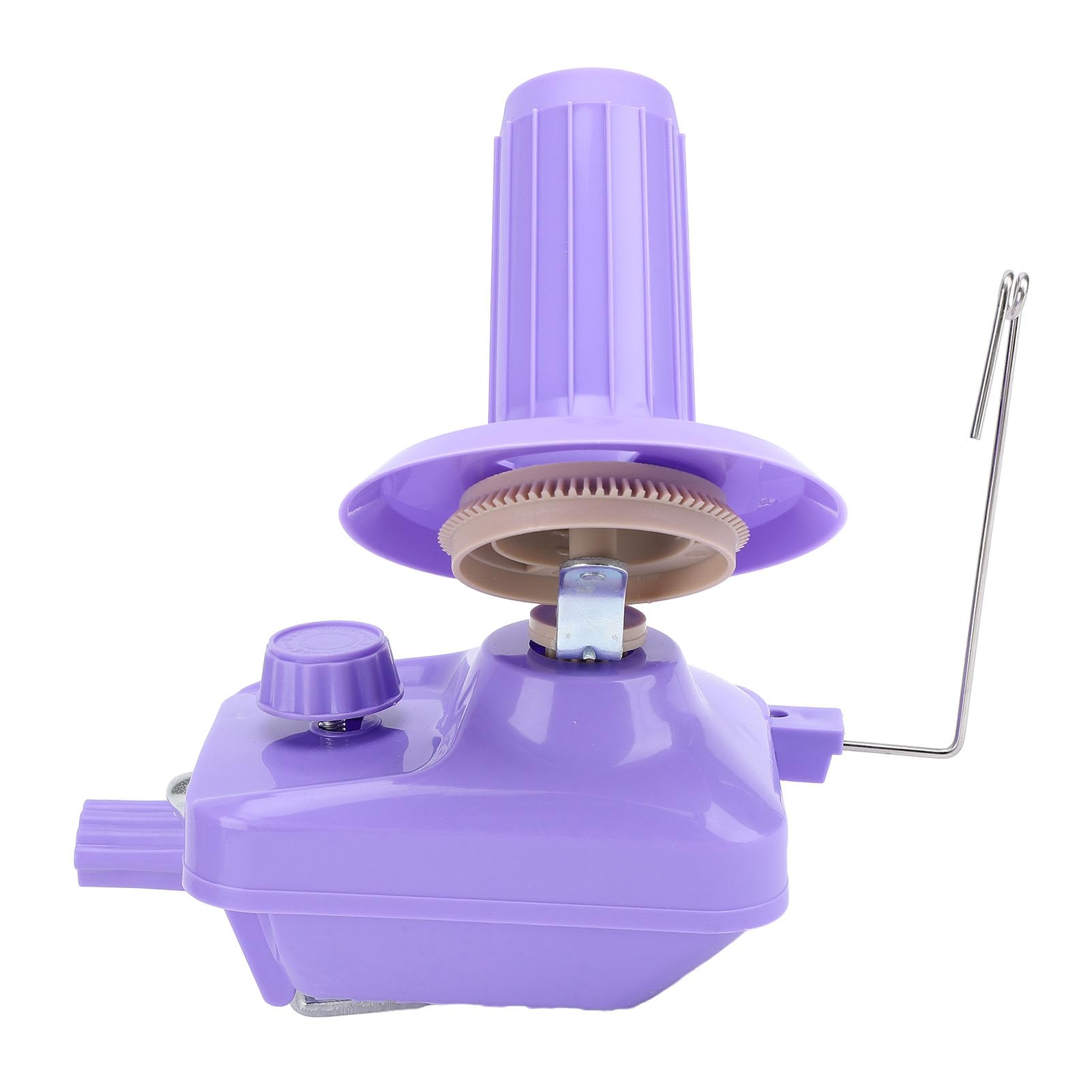 Macchina avvolgitrice manuale per gomitoli di filato Strumento portatile silenzioso per cucito con di ingranaggi stabile per lavorare a maglia all'uncinetto Lavorazione in (Viola)