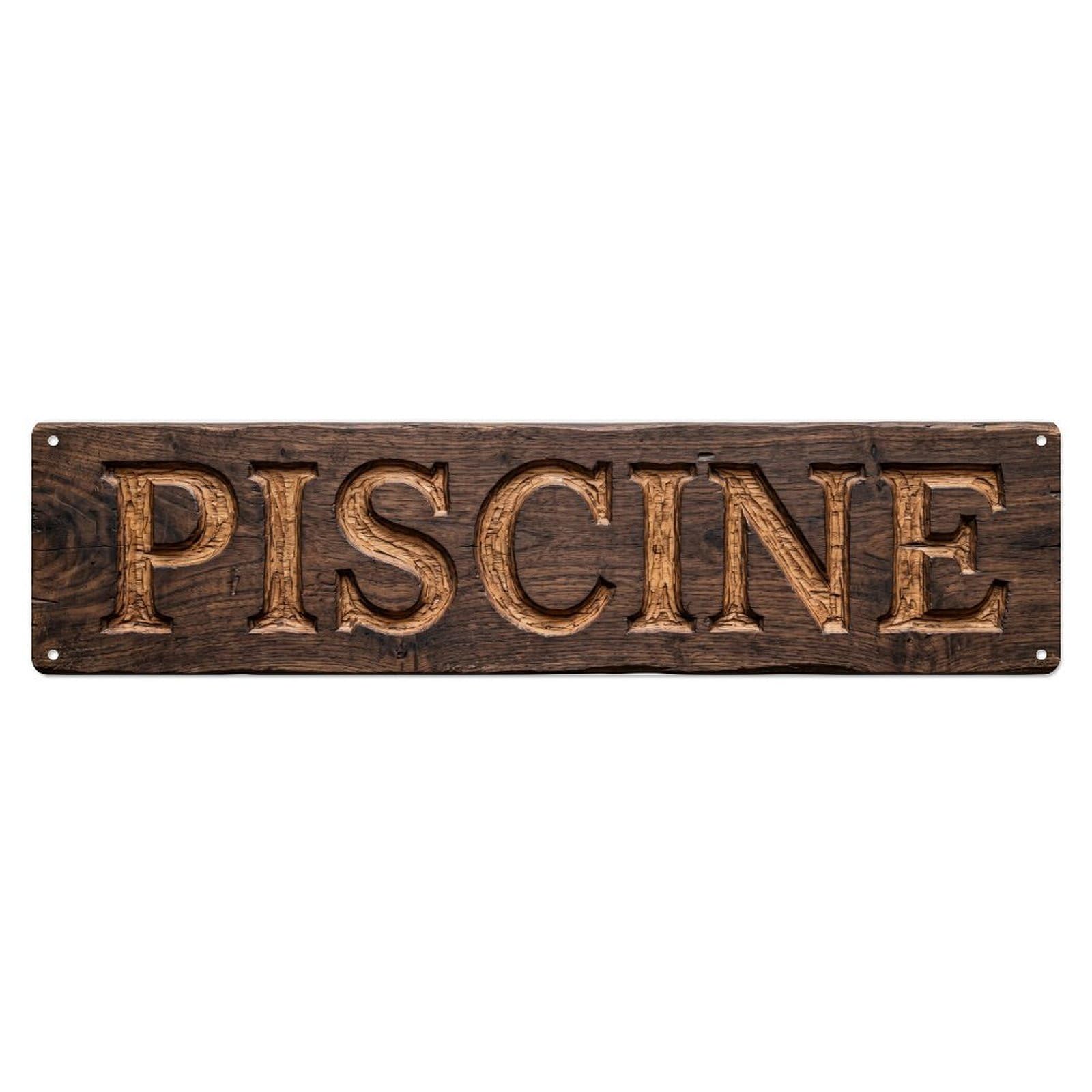 Swimming Pool Rustic Metal Tin Sign