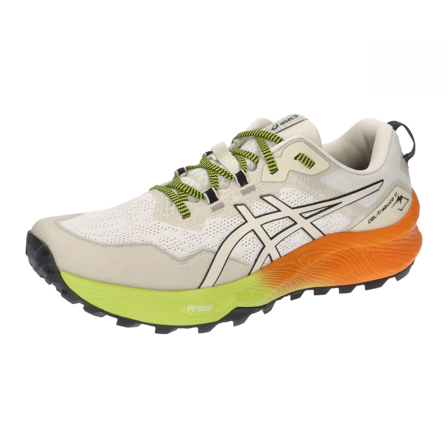 ASICS Trabuco 11 Hombre Zapatillas de Trail Running Azul Amarillo