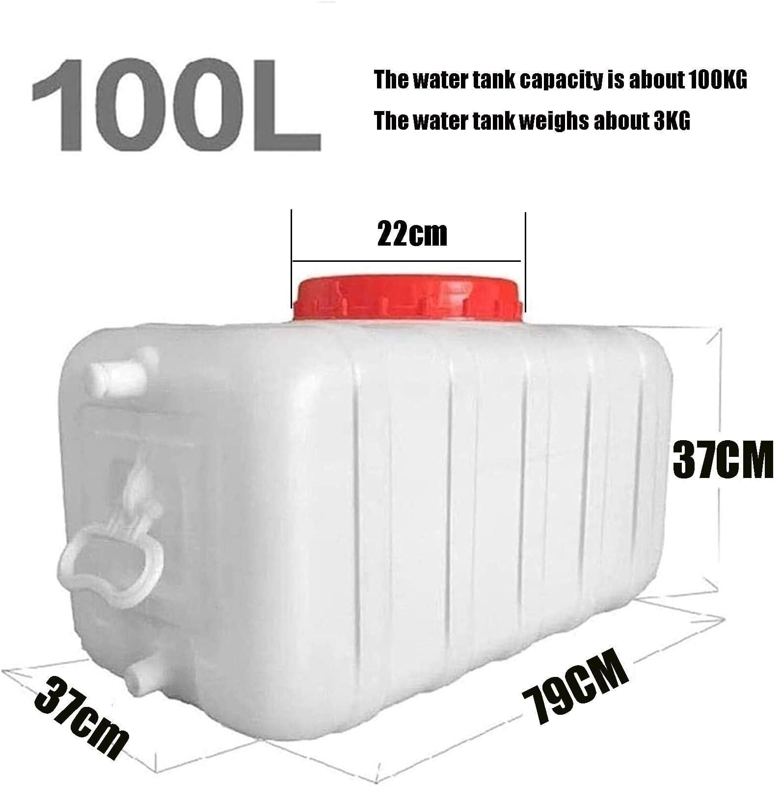 Zbiornik na wodę do kampera 25 l/50 l/100 l/150 l/200 l/300 l gruby plastikowy zbiornik na wodę awaryjny pojemnik beczka z czopem i trwały i łatwy w użyciu