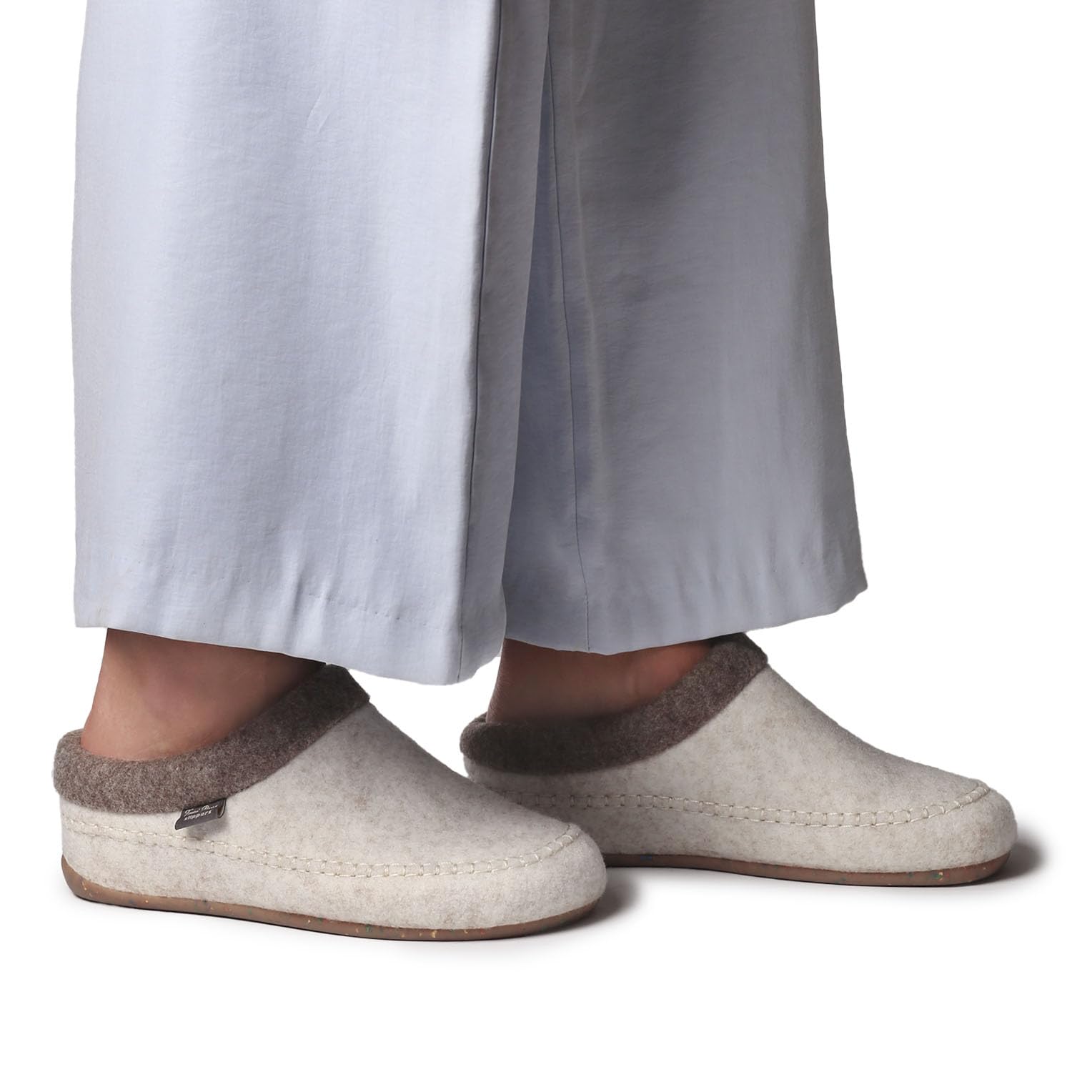 Toni PONS - Zapatillas de IR por casa,Suela de Goma Antideslizante,Slippers de Fieltro,Cubiertas,cuña para: Mujer