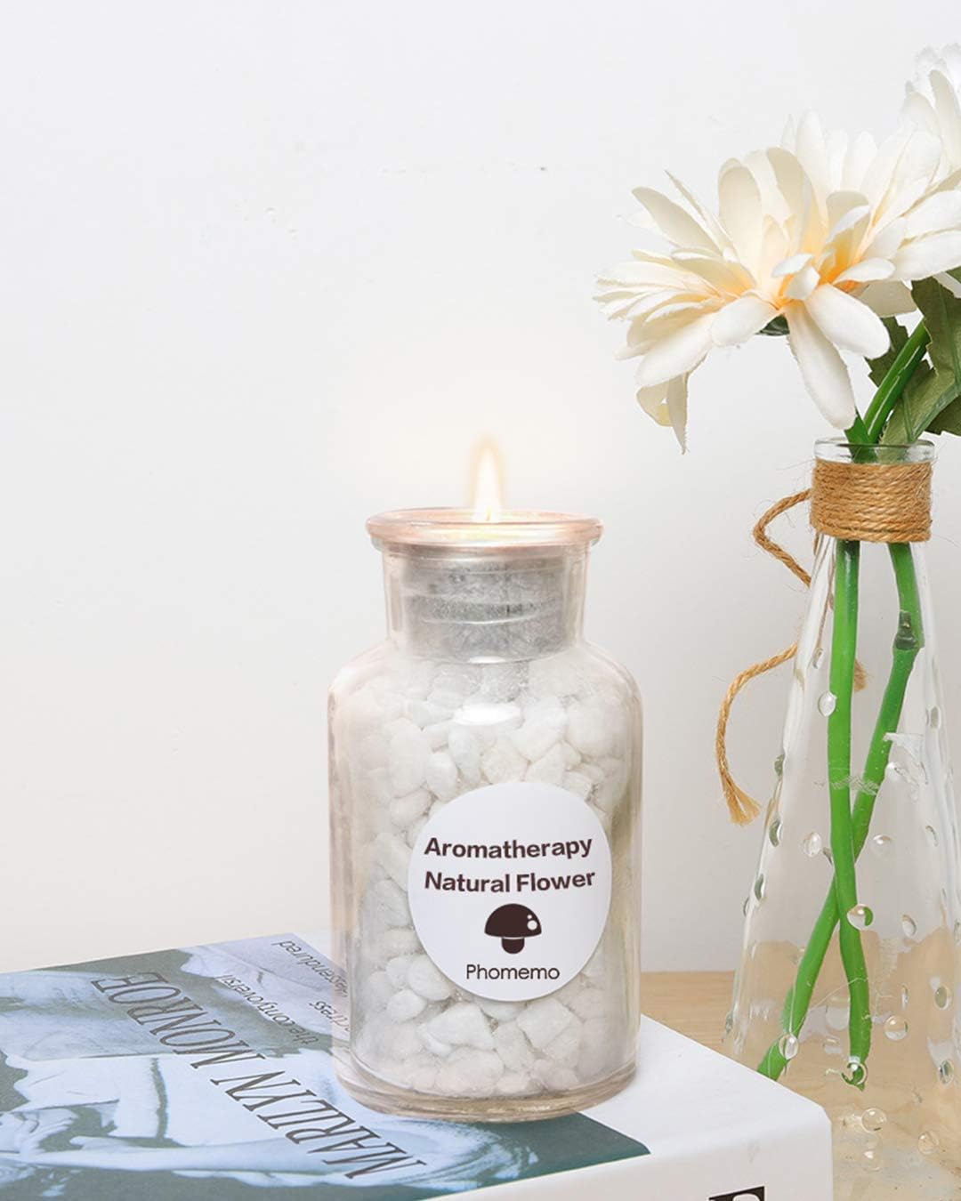 Phomemo M110 Label Maker with 3 Rolls 1.96" x 1.96"（50x50 mm Thermal Labels, Bluetooth Thermal Label Maker Printer Apply to Labeling, Office, Cable, Retail, Barcode, Compatible with Android & iOS