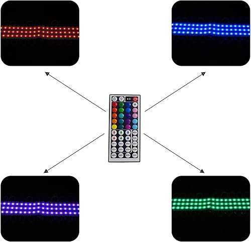 Miniatura 5 de Super brillante LED 12 V 5050 SMD LED módulo luces para tienda comercial -20 unidades módulos impermeable tira de luces adhesivas, luces decorativas