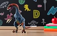 Vista 7 de Therizinosaurus Dinosaur Toy,Therizinosaurus Action Figure,Realistic Plastic Figure with Moving Jaw & Poseable Claws,Educational STEM Gift for