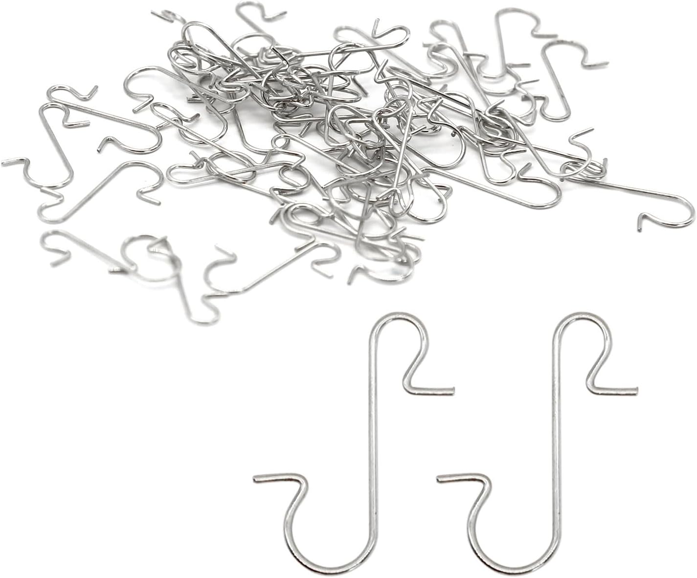 Dohia Christmas Ornament Hooks Metal Wire Hooks Ornament Hangers Xmas Tree Ornaments