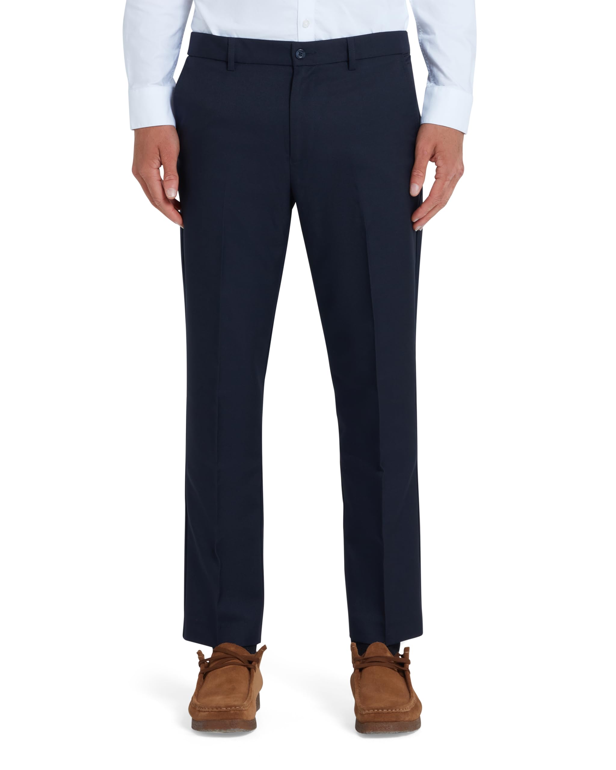 Farah Classic Men's Roachman Trousers, Blue (Navy), XXXXX-Large (Manufacturer Size:46/29)