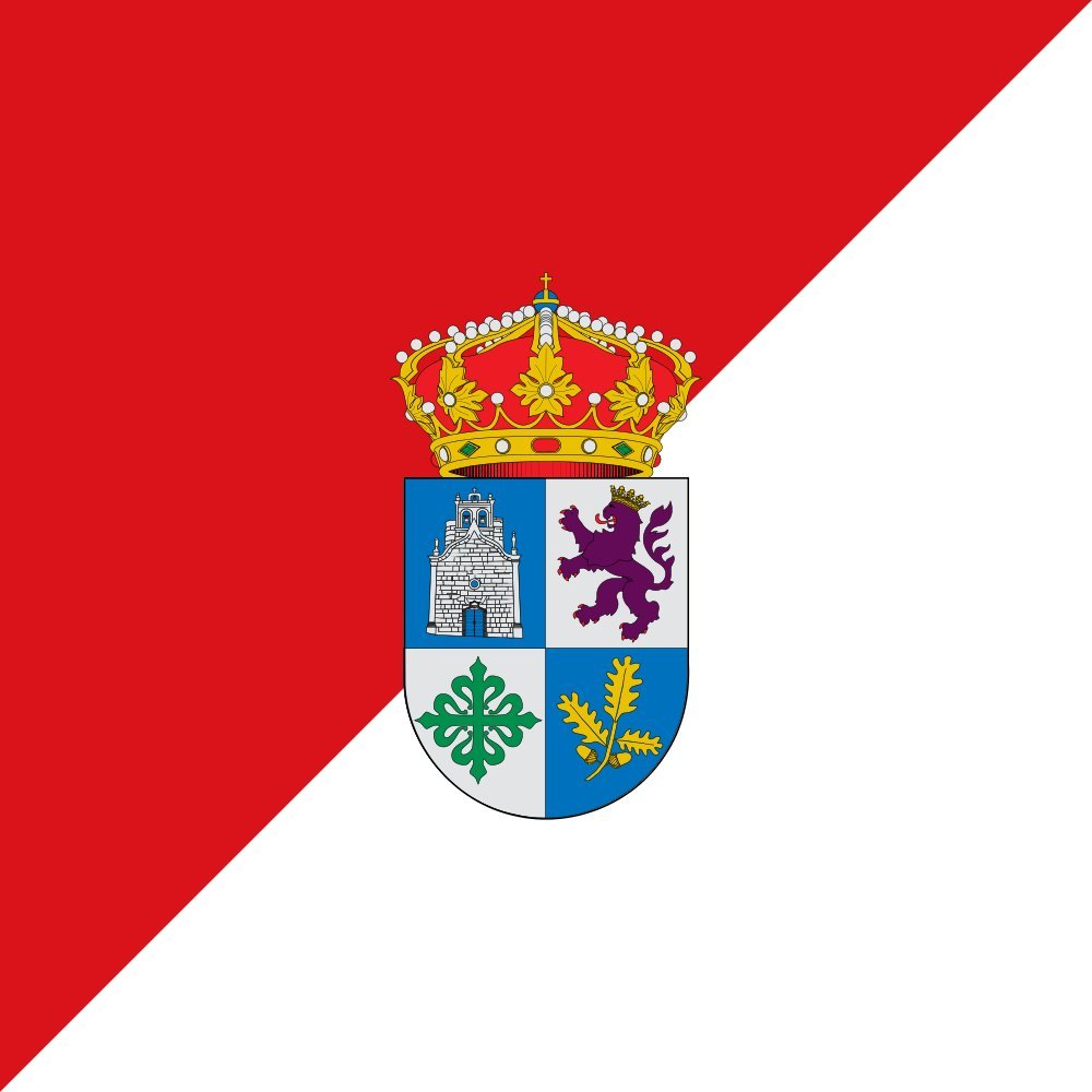 Drapeau Large Navasfrías grand paño carré pour décorer vos fêtes de village