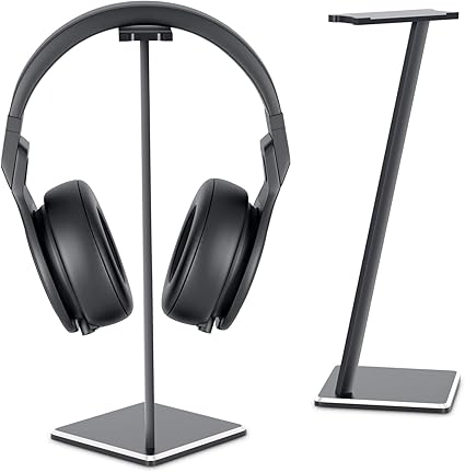 Amazon Co Jp 卓上 ヘッドホンスタンド Z型 ヘッドセットスタンド アルミ合金製 組み立て簡単 シリコンゴム付き ヘッドホンハンガー 収納対策 シンプル おしゃれ コンパクト ブラック 家電 カメラ