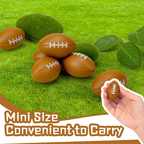 Lovestown Football Stress Ball, 28 Pcs 2.2 X 1.4 Inches Stress Relief Fidget Balls Foam Sport Football For Gift Bag Fillers Stuffers Party Favors Decoraions Bathtub Toys School Carnival Reward #TOP4