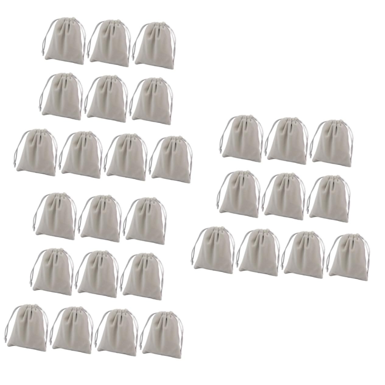 Beavorty 3 Ensembles Sacs À Bijoux Boucle D'oreille Sacs À Cordon De Cordon Mini Pochettes À En Tissu Petits À Petit Grey 10 Pièces * 3