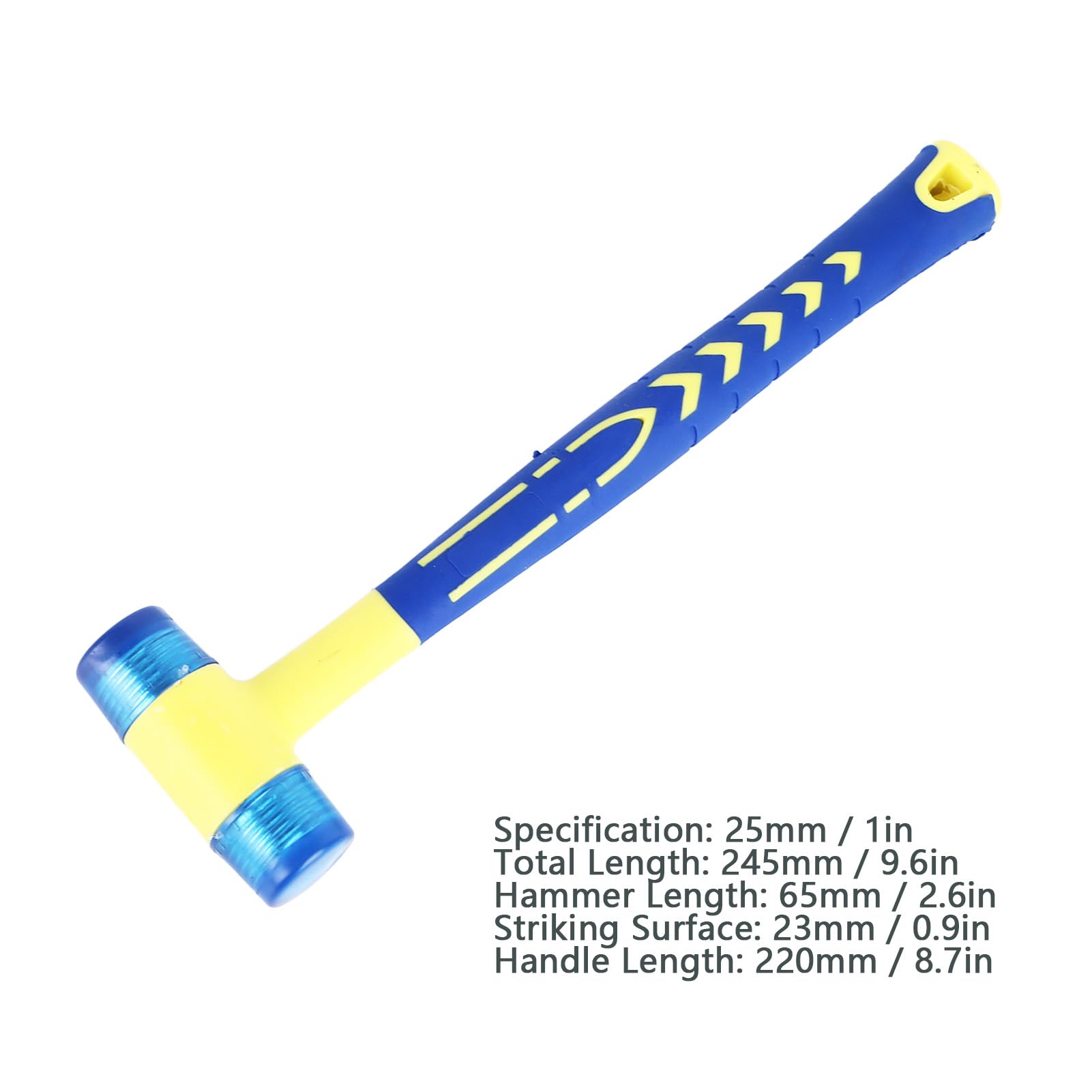 25mm Head Rubber Hammer Jewelers Flooring Tile Door Window Installation Hammer