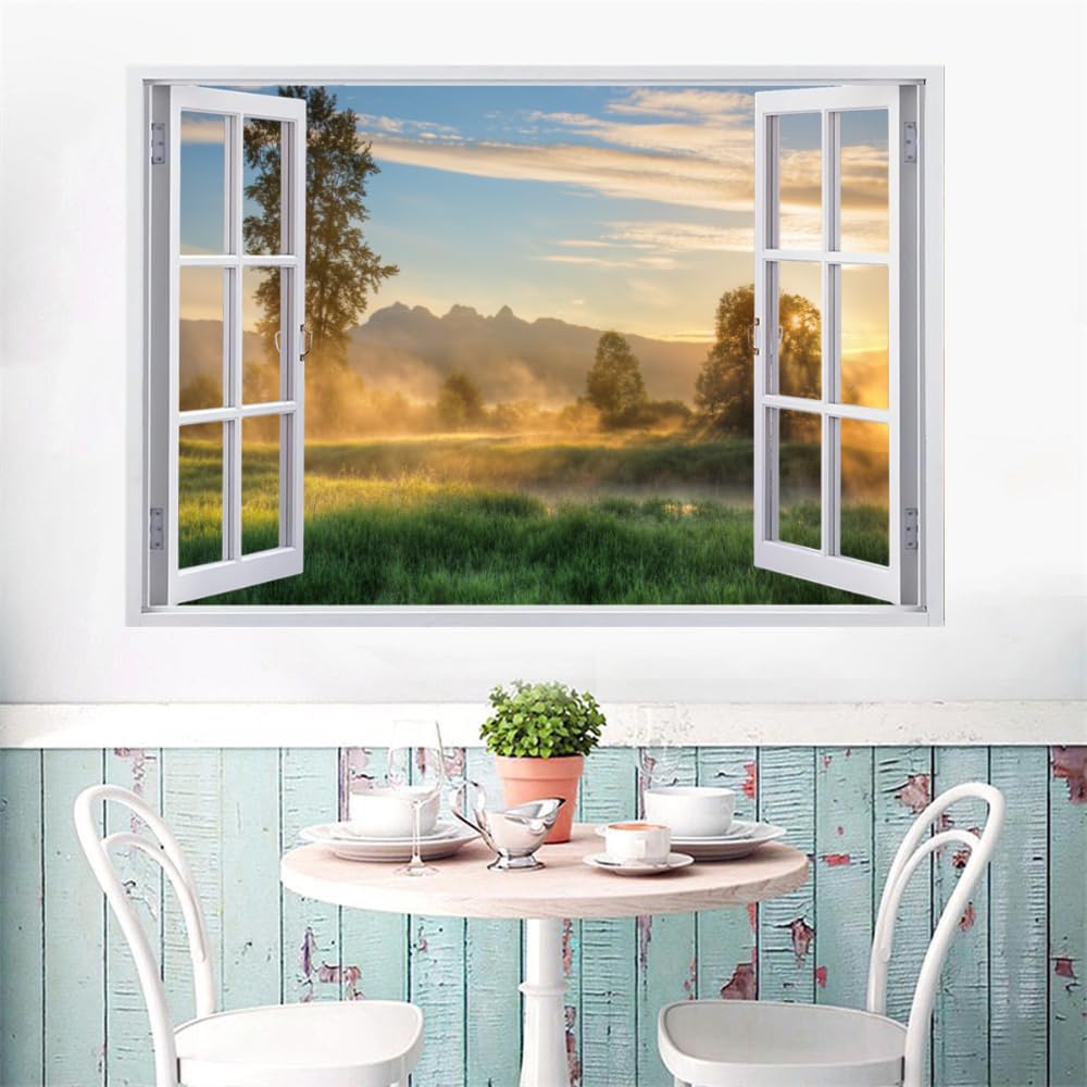 Efecto De Pared Rota 3D Árbol Pegatinas De Pared Impermeables Arte Extraíble Calcomanía De Vinilo Para Pared Para Niños, Niñas, Guardería, Hogar, Decoración De Pared 120x80cm